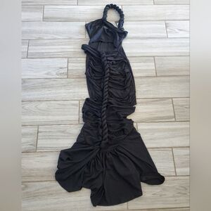 Athena Cut Out Braided Maxi Dress